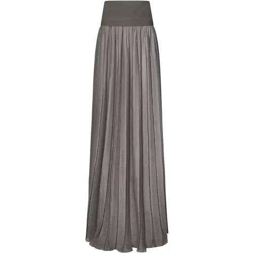 Skirts Grey , female, Sizes: S, XS - Malo - Modalova