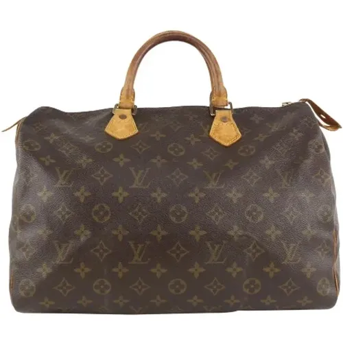 Monogram Speedy 35 Handbag , female, Sizes: ONE SIZE - Louis Vuitton Vintage - Modalova