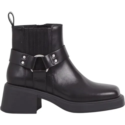 Dorah Schwarze Ankle Boots , Damen, Größe: 38 EU - Vagabond Shoemakers - Modalova