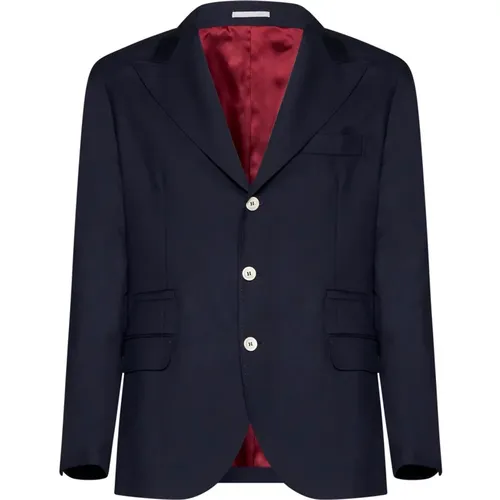 Jackets for Men , male, Sizes: L - BRUNELLO CUCINELLI - Modalova