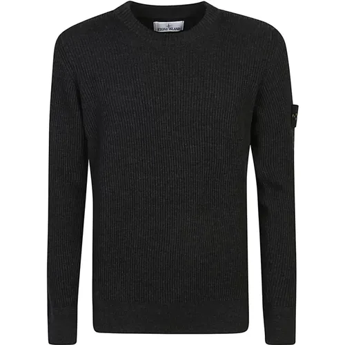 Grey Sweatshirt Aw24 , male, Sizes: L - Stone Island - Modalova