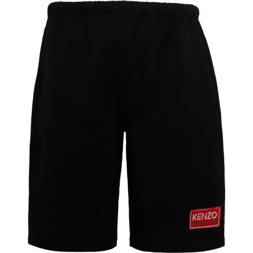 Logo-patch Casual Shorts , male, Sizes: S - Kenzo - Modalova