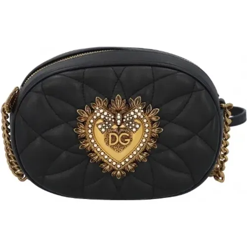 Pre-owned Leather shoulder-bags , female, Sizes: ONE SIZE - Dolce & Gabbana Pre-owned - Modalova