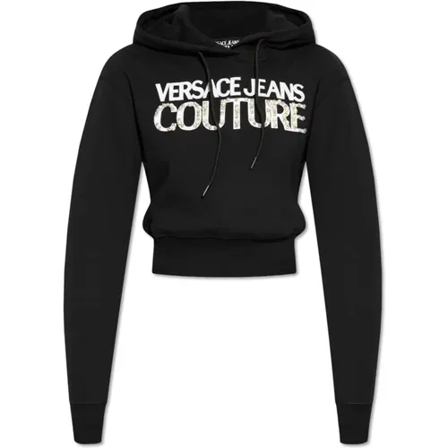 Sweatshirt mit Logo , Damen, Größe: L - Versace Jeans Couture - Modalova