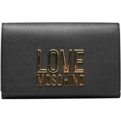 Ketten Crossbody Tasche mit Logo Vorne - Love Moschino - Modalova