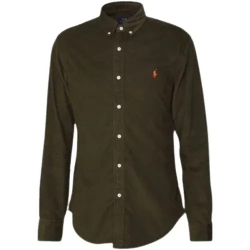 Slim Corduroy Shirt , male, Sizes: XL, L, 2XL, M, S - Polo Ralph Lauren - Modalova