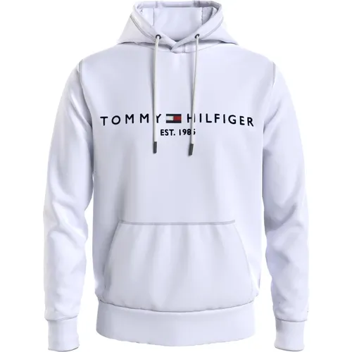 Cotton Hooded Sweater , male, Sizes: L, M, XL - Tommy Hilfiger - Modalova