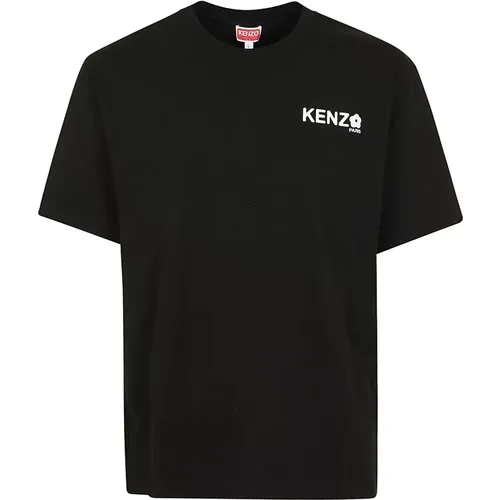Schwarze T-Shirts & Polos für Männer , Herren, Größe: L - Kenzo - Modalova