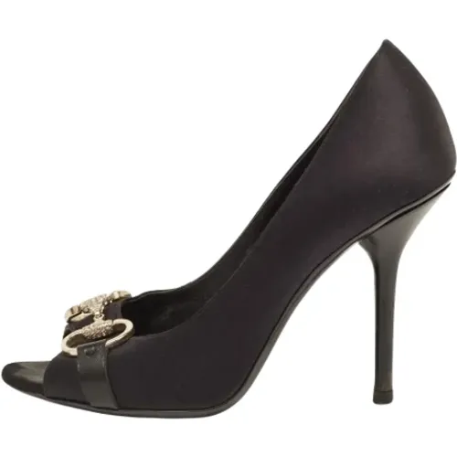 Pre-owned Satin heels , female, Sizes: 3 UK - Gucci Vintage - Modalova