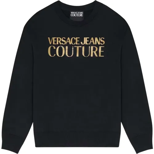 Schwarze Pullover - Versace Jeans Couture - Modalova