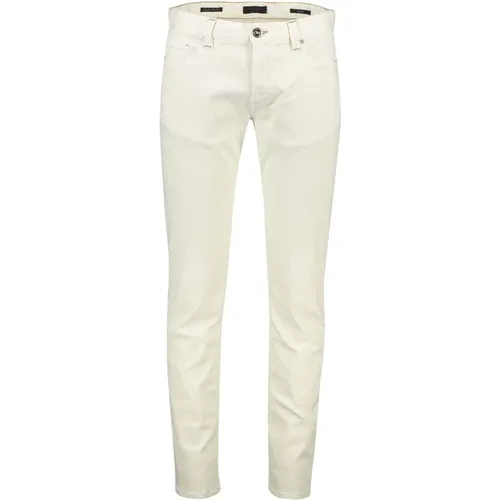 Stilvolle Ecru Jeans Upgrade Kollektion , Herren, Größe: W33 L36 - Alberto - Modalova