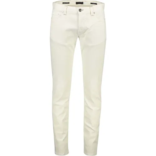 Stylish Ecru Jeans Upgrade Collection , male, Sizes: W33 L36, W30 L34, W36 L36, W38 L34, W32 L34, W36 L34 - Alberto - Modalova