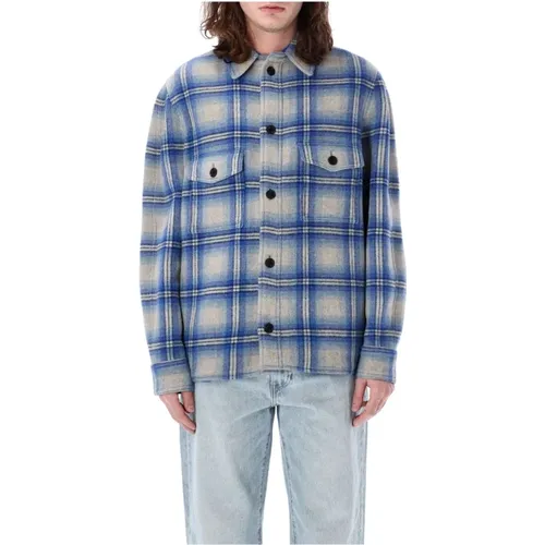 Kevron Shirt Jacket , male, Sizes: L, M - Isabel marant - Modalova
