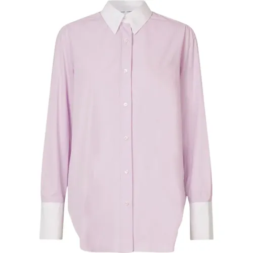 Loose Fit Button-Up Shirt , female, Sizes: L, M, XS, S - Samsøe Samsøe - Modalova