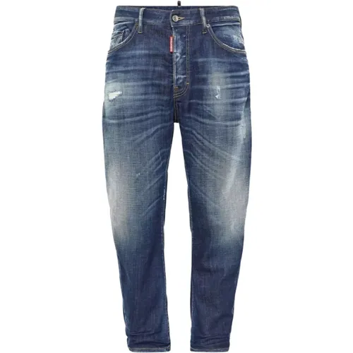 Denim Jeans Faded Effect , male, Sizes: XS, 2XL, L, 3XL, S, XL, M - Dsquared2 - Modalova