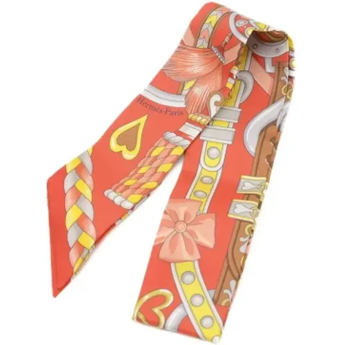 Pre-owned Silk scarves , female, Sizes: ONE SIZE - Hermès Vintage - Modalova