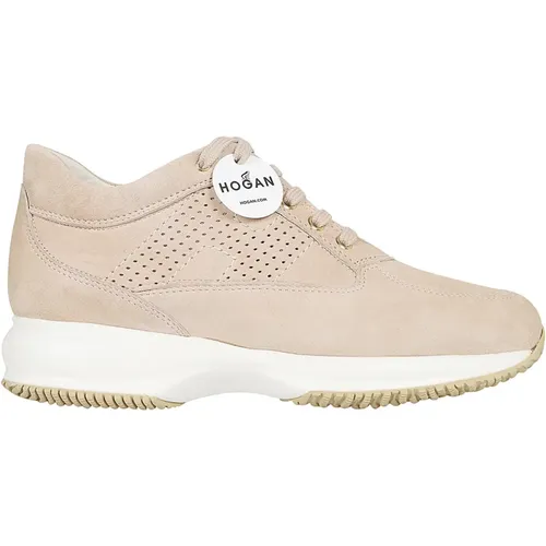 Interactive H Forata Sneakers , female, Sizes: 7 UK, 3 UK, 4 1/2 UK, 6 UK, 4 UK, 2 UK, 5 UK, 3 1/2 UK - Hogan - Modalova