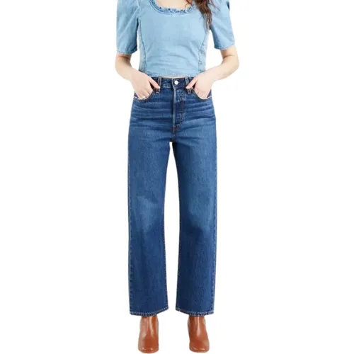 Levi's, Ribcage Ankle Jeans , Damen, Größe: W30 L27 - Levis - Modalova