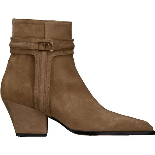 Taupe Stiefeletten Cossima Stil , Damen, Größe: 41 EU - Toral - Modalova