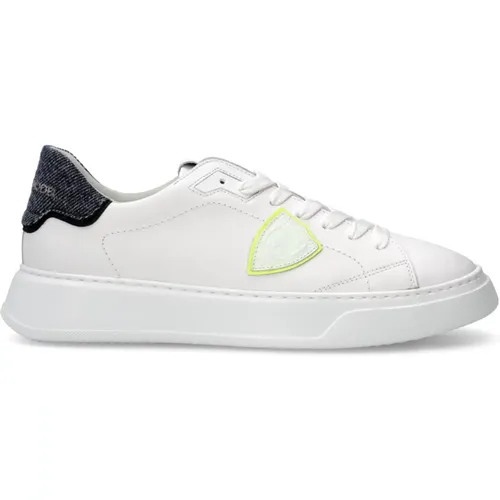 Sneakers Temple Tennis , Herren, Größe: 44 EU - Philippe Model - Modalova