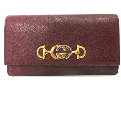 Pre-owned Leather wallets , female, Sizes: ONE SIZE - Gucci Vintage - Modalova