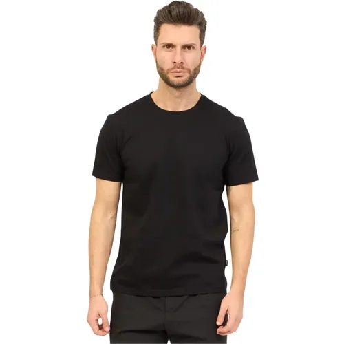 Slim Fit Short Sleeve T-Shirt , male, Sizes: L, M, 2XL - Hugo Boss - Modalova