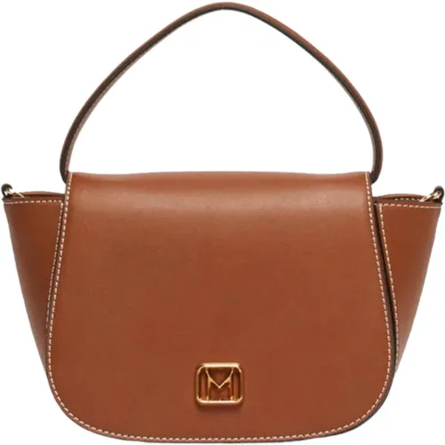 Braune Lederhandtasche Modell March - Marella - Modalova