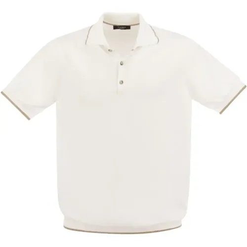 Cotton polo shirt , male, Sizes: L, M, XL, S - PESERICO - Modalova