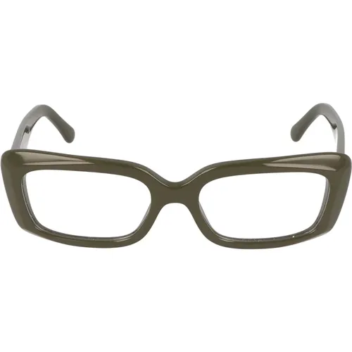 Modische Rechteckige Azetatbrille , Damen, Größe: 52 MM - Vogue - Modalova