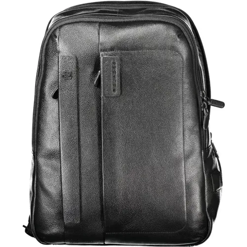 Leather Backpack , unisex, Sizes: ONE SIZE - Piquadro - Modalova