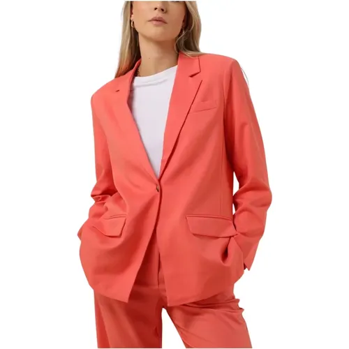 Rosa Fanillia Blazer Damenjacke , Damen, Größe: L - moss copenhagen - Modalova