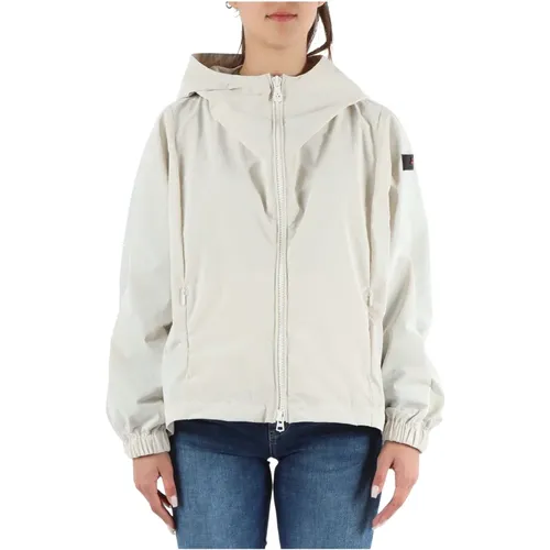 Hooded Jacket with Zipper Closure , female, Sizes: S, M, L - Peuterey - Modalova