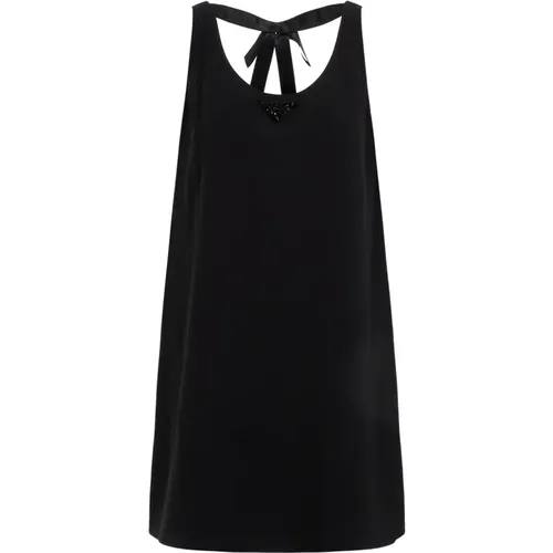 Elegant Dress Aw24 , female, Sizes: S - Prada - Modalova