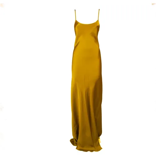 Goldenes Kleid Stil 1324Wdr005234A - Victoria Beckham - Modalova