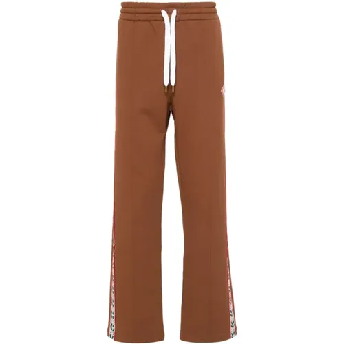 Trousers with Logo Embellished Panels , male, Sizes: L, M, S - Casablanca - Modalova