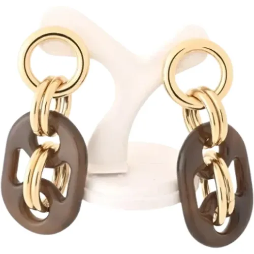 Pre-owned Metal earrings , female, Sizes: ONE SIZE - Hermès Vintage - Modalova