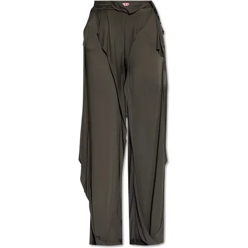 Sweatpants P-Ovedel-P1 , female, Sizes: S, M - Diesel - Modalova