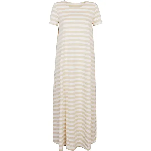 Dresses Beige , female, Sizes: S, L - Apuntob - Modalova