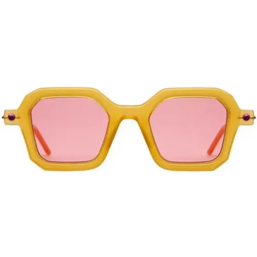 Sunglasses , male, Sizes: 49 MM - Kuboraum - Modalova