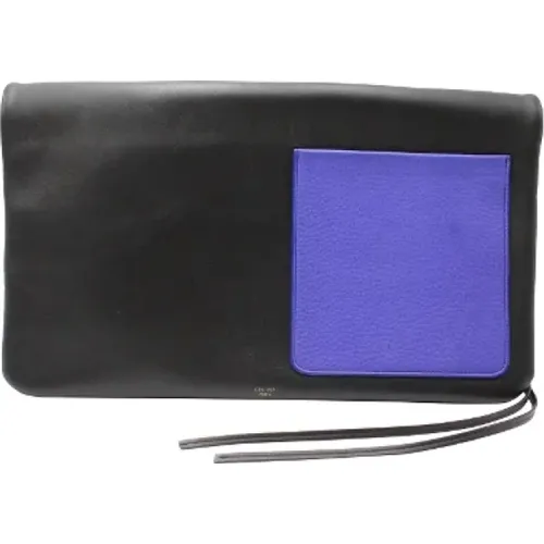 Pre-owned Leather clutches , male, Sizes: ONE SIZE - Celine Vintage - Modalova