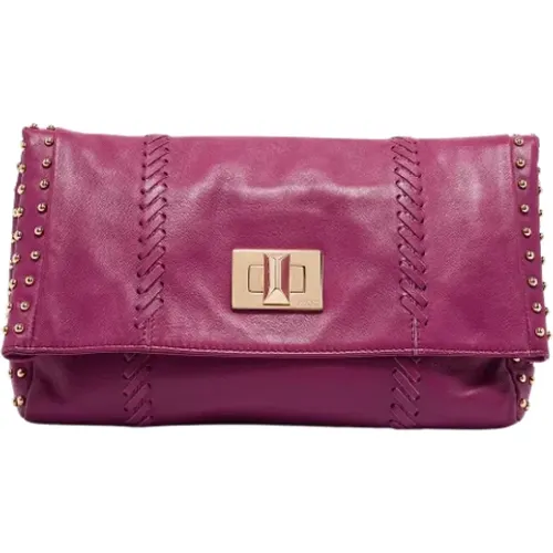 Pre-owned Leather clutches , female, Sizes: ONE SIZE - Emilio Pucci Pre-owned - Modalova