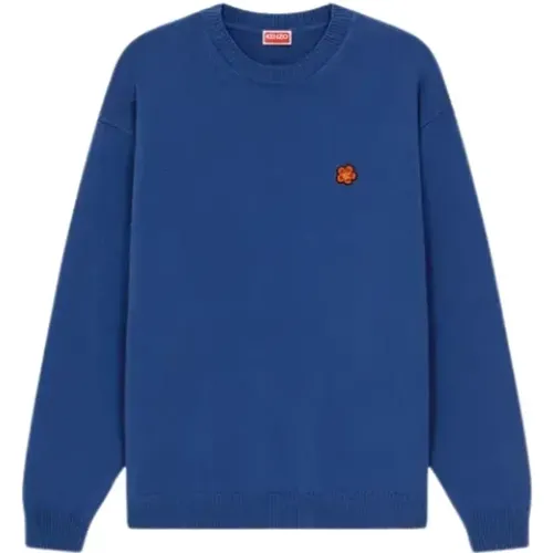 Flower Crest Sweater , male, Sizes: L, S, XL - Kenzo - Modalova