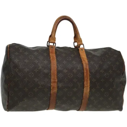 Pre-owned Canvas travel-bags , female, Sizes: ONE SIZE - Louis Vuitton Vintage - Modalova