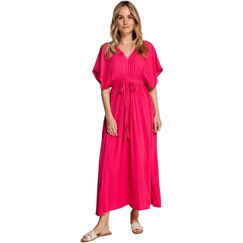 Maxi Sommerkleid Zhvasse Rosa , Damen, Größe: XS - Zhrill - Modalova