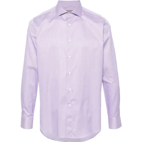 Cotton Dress Shirt Made in Italy , male, Sizes: 4XL - Canali - Modalova