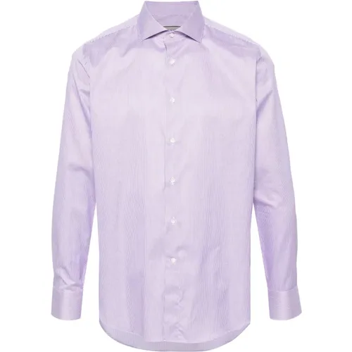 Cotton Dress Shirt Made in Italy , male, Sizes: 4XL, 3XL, XL, L - Canali - Modalova
