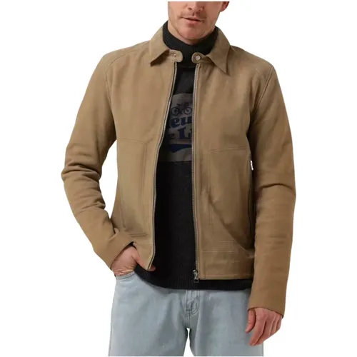 Herren Lederjacke Rod Goosecraft - Goosecraft - Modalova