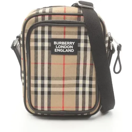 Pre-owned Canvas shoulder-bags , female, Sizes: ONE SIZE - Burberry Vintage - Modalova