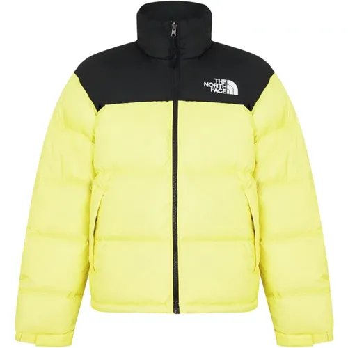 Retro Nuptse Daunenjacke Gelber - The North Face - Modalova