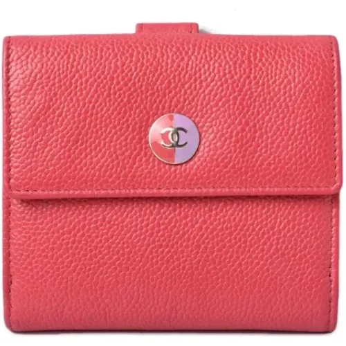 Pre-owned Leather wallets , female, Sizes: ONE SIZE - Chanel Vintage - Modalova